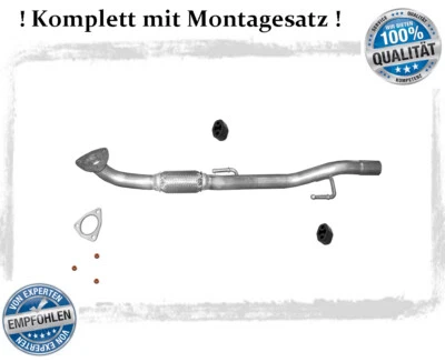 Hosenrohr für Seat Ibiza (6L1, 6J5) 1.4 1.6 63/77KW Bj.06-11 Auspuff Montagesatz - Bild 1 von 3