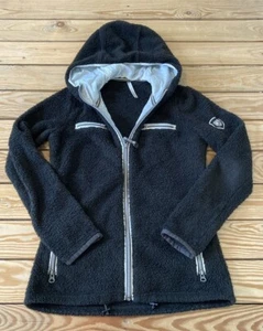 Kuhl Women’s Full zip Hooded fleece jacket size XS Black DJ - Picture 1 of 9