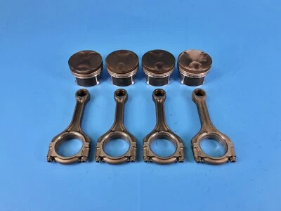 08-15 MITSUBISHI LANCER EVOLUTION EVO X PISTONS & RODS STD OEM 68K MILES - Image 1 of 4