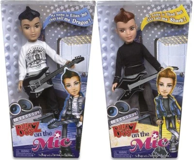 Bratz Bratz On The Mic Boy Eitan Thad & Titan 2 x Dolls Unopened