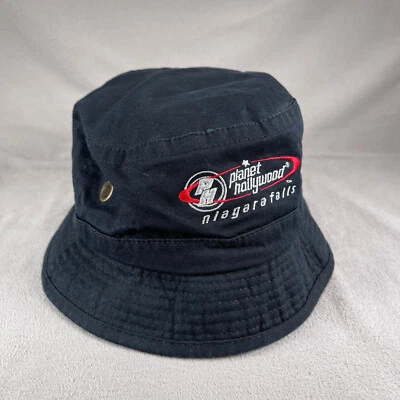 Planet Hollywood Cataratas del Niágara Sombrero Cubo Hombres OS Negro Boonie Gorra Bordada Foto 1 de 4