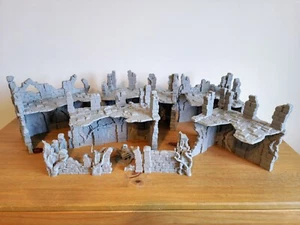 7 Piece Ruined Stone Gothic City Terrain Scenery Set | Fantasy Wargaming Terrain - Picture 1 of 11