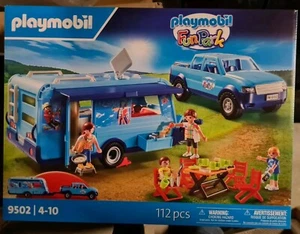 Playmobil 9502 Family Fun Pick-up Wohnwagen Fun Park Camping 112 tlg. NEU OVP  - Bild 1 von 3