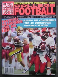 1991 Petersens College Football Vorschau - "Panther's Orangemen Join Big East" - Bild 1 von 5