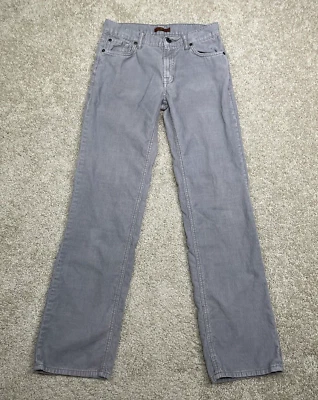 7 For All Mankind Women's Size 14 Gray Purple  Straight Leg  Corduroy Pants - Image 1 of 4