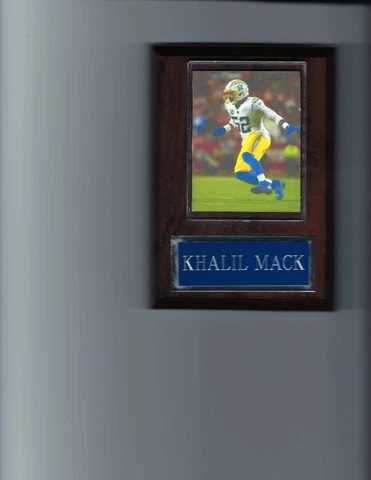 KHALIL MACK PLAQUE SAN DIEGO CHARGERS FOOTBALL NFL Cover