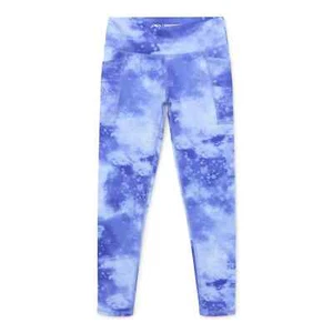 Athletic Works Girl's size L 10-12 Solid Cloud Active Flare Pant Leggings - Picture 1 of 4