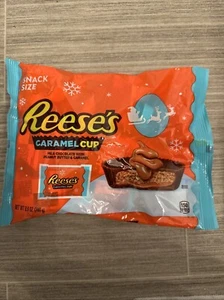 New Limited Edition Reeses Caramel Chocolate Peanut Butter Cups Bag 9.9oz - Picture 1 of 4