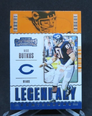 2020 Panini Contenders LC-DBU Legendary Dick Butkus Chicago Bears - Image 1 of 2