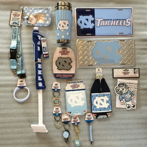NC TarHeels_NEW_LogoMemorabilia_OR Purchase ENTIRE InventoryFor$100*FastShipping Cover