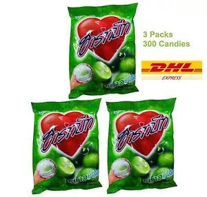 300 caramelle battito cardiaco nuove caramelle al sapore di sale lime 280 g (3 confezioni) - Foto 1 di 6