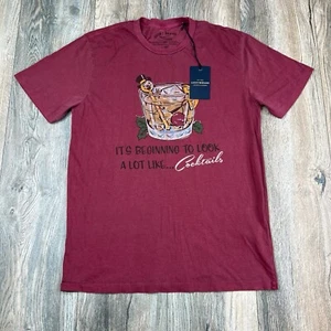 LUCKY BRAND COCKTAILS T-SHIRT Men’s Size S Small USA Made NEW - Picture 1 of 15