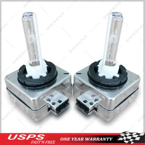 2X NEW OEM D1S WHITE 6000K 66140 66144 85410 85415 HID XENON HEADLIGHT BULBS SET - Picture 1 of 12