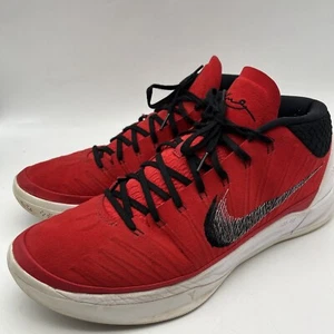 Nike iD Mens Kobe A.D. Mid Red White Shoes Sneakers Size 13 Rare 2017 - Picture 1 of 8