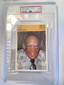 1980-81 Svijet Sports #218 Jesse Owens PSA 2 (Total Pop 6, 3 Higher) - Picture 1 of 2