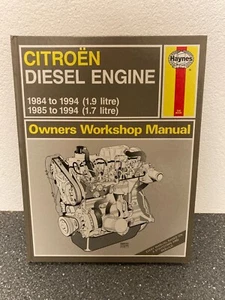 Citroën Diesel Engine (1984-1994) Haynes Owners Workshop Manual - 1.7L & 1.9L - Imagen 1 de 9