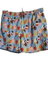 Boardies Badehose Shorts Gr. XLarge blau mit Eis all over Neu mit Etikett - Bild 1 von 4