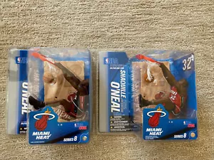 McFarlane NBA 2 SET SHAQUILLE O'NEAL MIAMI HEAT Series 8 BLACK & Red '05 - Bild 1 von 12