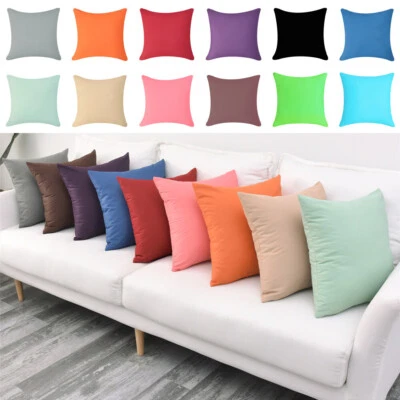 Waterproof Cushion Cover Pillow Case Garden Outdoor 16" 18" 20" 22" 24" 26" 28" - Image 1 of 4