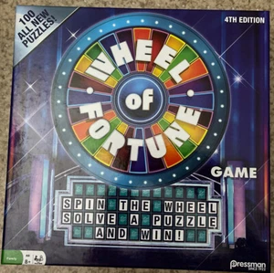 Wheel Of Fortune 4th Edition Board Game Brand New 100 ALL NEW PUZZLES - Picture 1 of 5