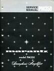 Vintage Marantz Model PM-350 Wzmacniacz stereofoniczny Instrukcja serwisowa