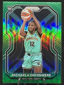 MICHAELA ONYENWERE 2021 Panini WNBA GRÜN PRIZM #94 New York Liberty Rookie RC - Bild 1 von 2
