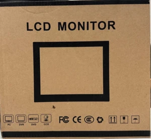 PROVISION PR-TFT12A(VGA) Slim Digital Monitor Screen 12" Inch - Picture 1 of 3