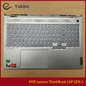 FOR Lenovo ThinkBook 16P GEN 2 Silver C Shell Upper Palmrest Keyboard Touch - Picture 1 of 3