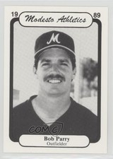 1989 Frank Chong Modesto A's Bob Parry #31