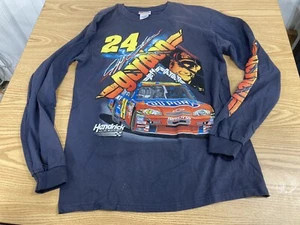 Camiseta DE COLECCIÓN Nascar Jeff Gordon #24 Azul Marino Manga Larga Talla Mediana - Imagen 1 de 8
