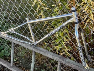 Vintage BMX Bike Frame Free Agent Micro Mini VDC 1980s Chrome Gusset Frameset - Picture 1 of 15
