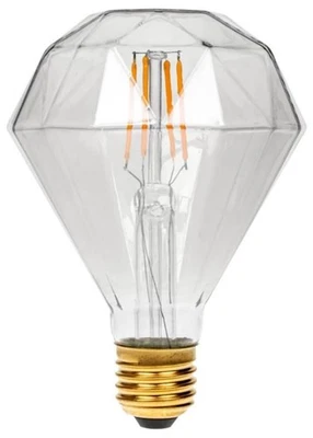 4W LED Diamond Filament Bulb, E27, 1800K, 360lm, Dimmable - DIA/LEDFIL/4W/ESCD - Image 1 of 2