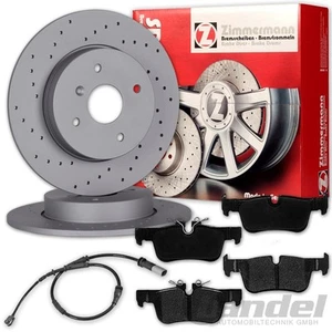Zimmermann SPORT BREMSSCHEIBEN+BELÄGE HINTEN passend für BMW 1er F40 2er F44-F46 - Afbeelding 1 van 6