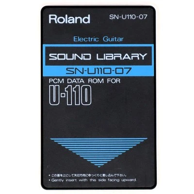 Roland SN-U110-07 Electric Guitar Sound Library  Rom Card For U-110 - Image 1 of 2