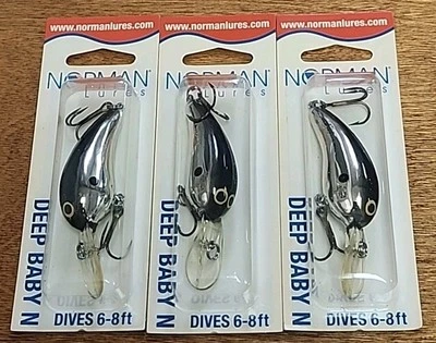 Lot Of 3. Vintage Norman Deep Baby N. 6-8ft Chrome/Black - Image 1 of 4