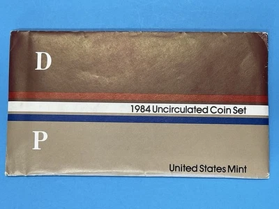 1984 P & D 10  Uncirculated Coins  Mint Set OGP - Image 1 of 4