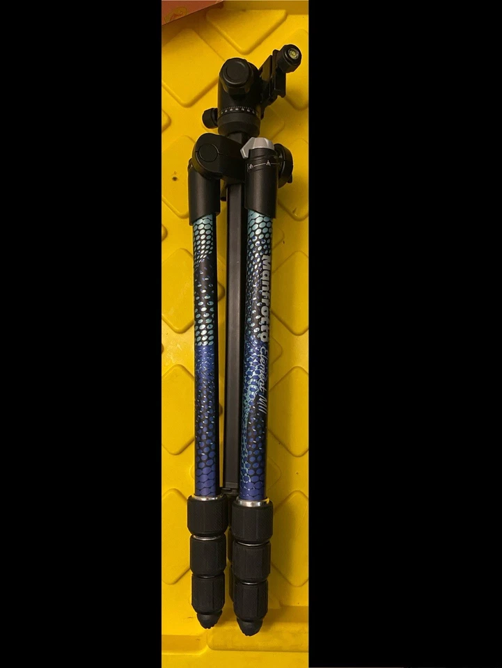Manfrotto Element MII Aluminum Tripod in Black and Blue - Image 1 of 4