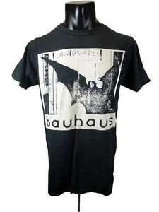 Bauhaus 2009 T-shirt Bela Lugosi’s Dead Goth Punk Band Sz M Bay Island Dark WAVE - Picture 1 of 10