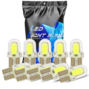 T10 Silicona COB LED 168 194 Matrícula Luz Interior Coche Bombilla de Lectura - Imagen 1 de 20