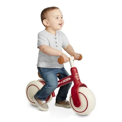 RADIO FLYER BICICLETA DE EQUILIBRIO, JUGUETE PARA BEBÉ, BICICLETA PARA NIÑOS PEQUEÑOS, BICICLETA JUGUETES PARA NIÑOS PEQUEÑOS - ROJO Foto 1 de 4