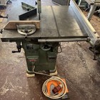Wadkin BGS 10 Sliding Table Saw Tilting Mitre Outrigger Etc
