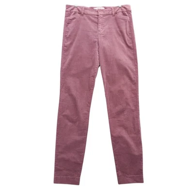 Pantalones de terciopelo Pixie azul marino antiguo para mujer talla 6 alto pierna recta malva Foto 1 de 4