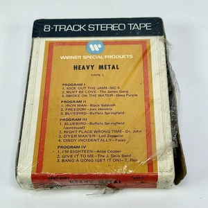 HEAVY METAL Tape 1  8-Track MC5 Black Sabbath Led Zeppelin Unopened NIB Warner - Bild 1 von 9