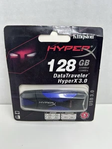 Kingston Data Traveler HyperX USB 3.0 Drive 128GB - Picture 1 of 3