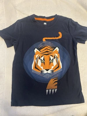 Camisa Tiger Tea Collection para niños talla 5 en azul marino Foto 1 de 3