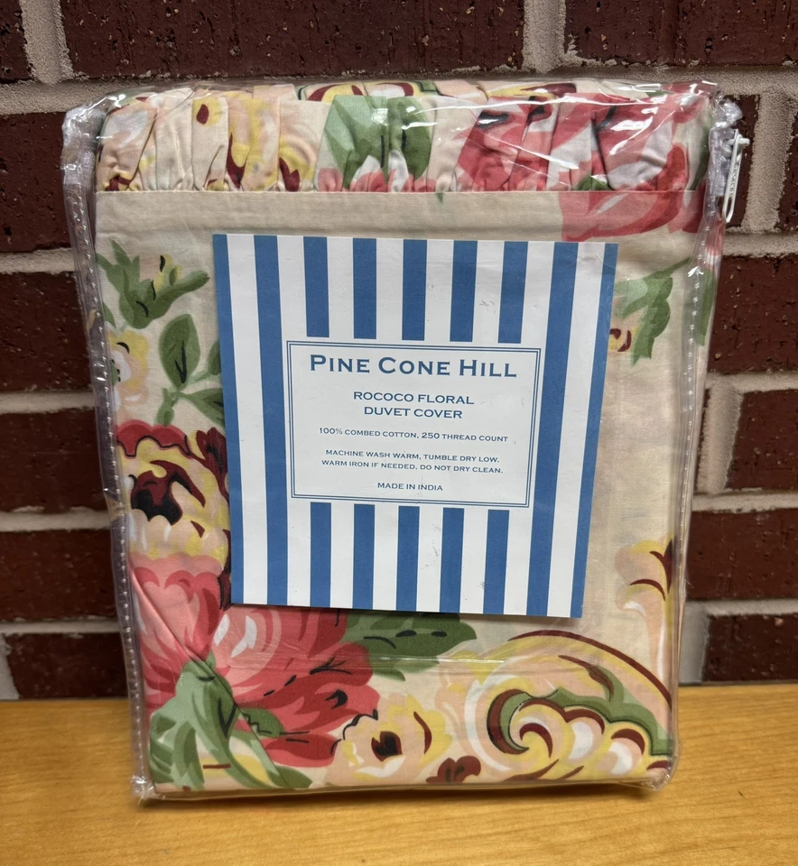 Pine Cone Hill ROCOCO Floral Duvet Cover King - New Rare 🔥🔥 - Image 1 of 4