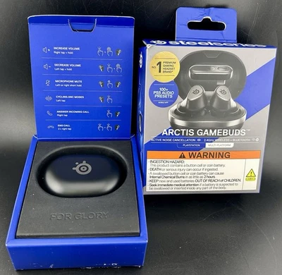 SteelSeries Arctis GameBuds Auriculares inalámbricos verdaderos para juegos FALTA USB C DONGLE Foto 1 de 4