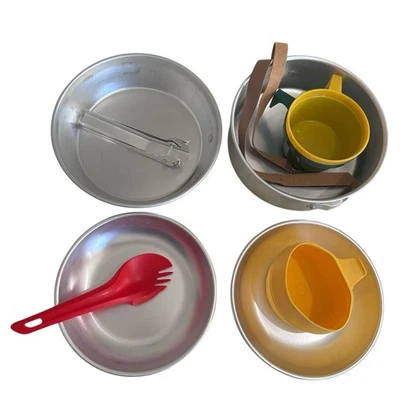 Camping Cooking Eating Set Pans Bowls Spork Foldacup DofE Cadets Scouts Hiking - image 1 of 4