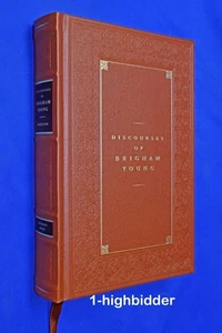 Discourses of Brigham Young Leather Special Collector's Edition John A. Widtsoe - Imagen 1 de 7