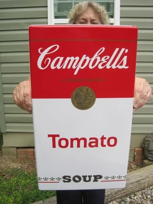(2)  Campbell's Tomato Soup Sign Stove Burner Covers Wall Advertising Signs NOS - Image 1 of 3